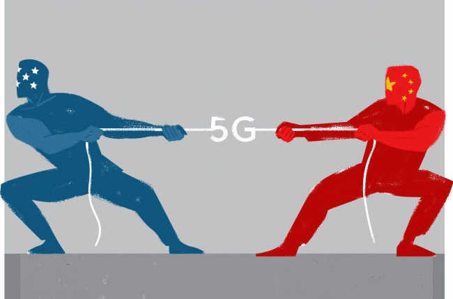 5G teknolojisi ABD ve Çin'i çok farklı alanlarda karşı karşıya getirdi. Çalışma: Linas Garsys/The Washington Times